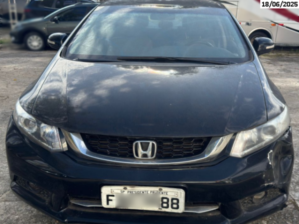 HONDA CIVIC LXR FORD leilão veiculos tribunal de justiça