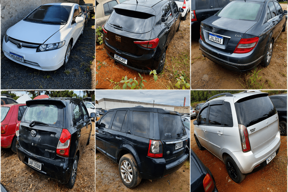 Leilão Imperial em SC Tem Carros de Luxo e Modelos Populares