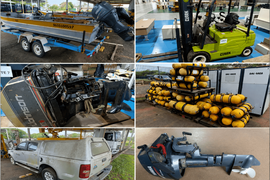 Leilão Itaipu Binacional Tem Motor de Popa por R$ 498 e Chevrolet S10 Abaixo da Tabela
