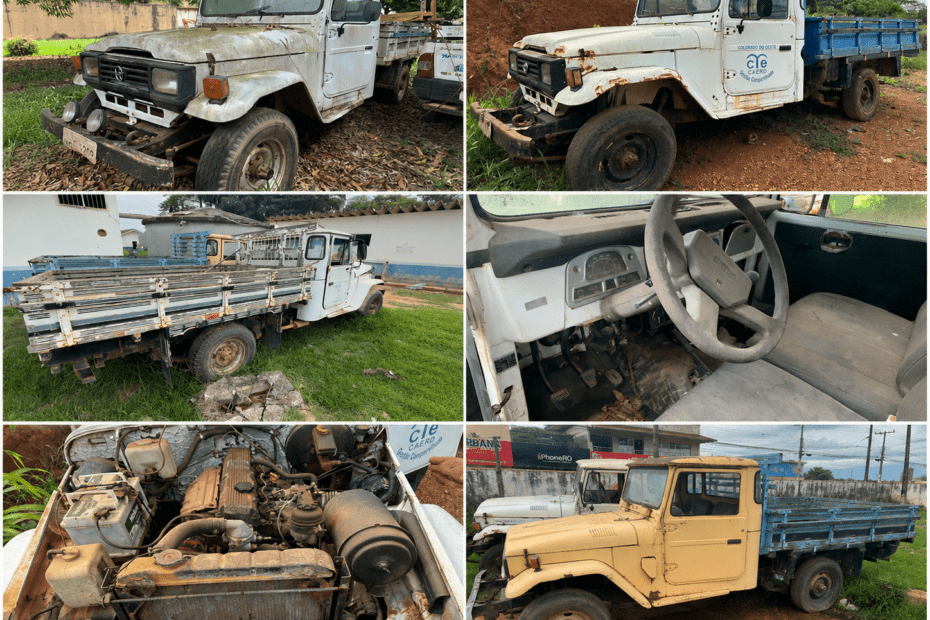 Leilão da CAERD Traz 14 Toyota Bandeirante