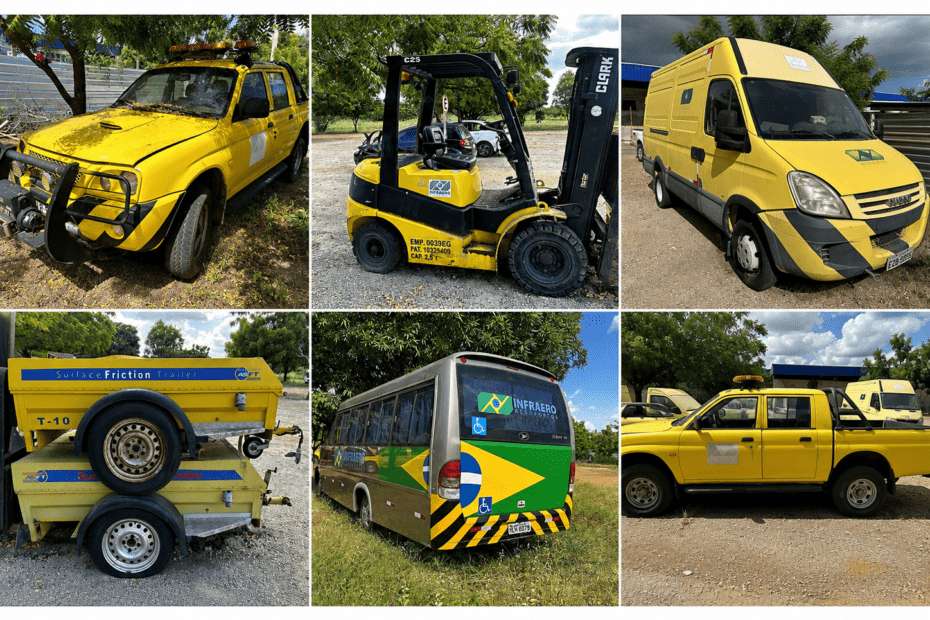 Leilão da Infraero em Mossoró Tem L200 4x4 e Micro-Ônibus a Partir de Mil Reais