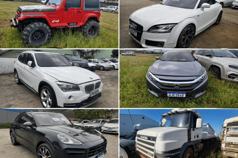 Leilão da Polícia Federal e SENAD Traz Porsche, Audi e Outros Veículos de Luxo