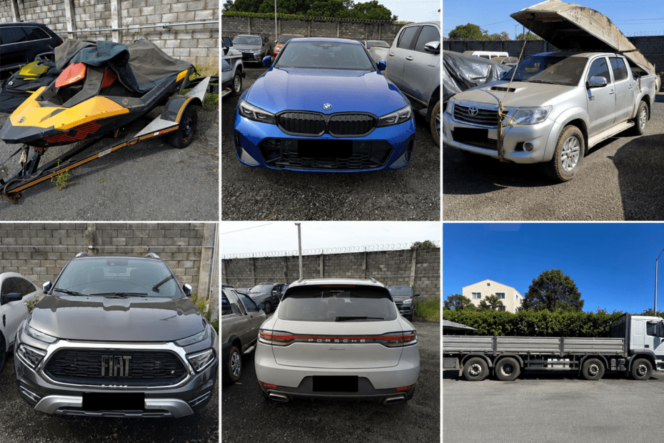 Leilão da Polícia Federal e Senad Traz Porsche Macan, BMW Híbrida e Toyota Hilux com Preços Reduzidos em Goiás
