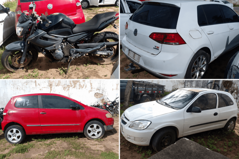 Leilão da SENAD no Rio Grande do Norte Traz Carros e Motas