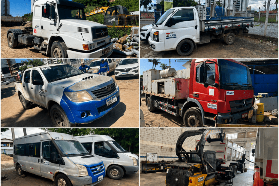 Leilão de Construtora em Alagoas Caminhonete, Trator e Caminhões por Preços de Quebrar o Mercado