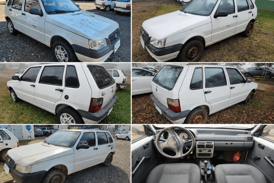 Leilão de Órgão Público Traz Lote com 14 Fiat Uno Mille