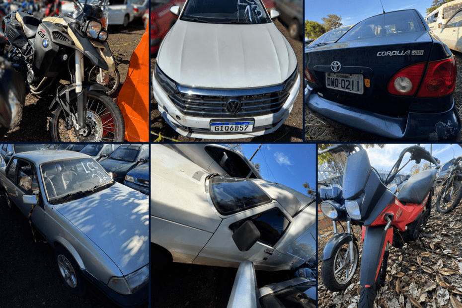 Leilão de Trânsito tem Jetta e moto BMW F800 GS