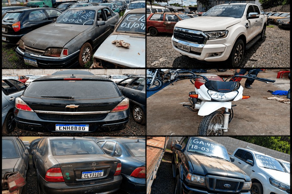 Leilão do DER em São Paulo traz carros clássicos e utilitários