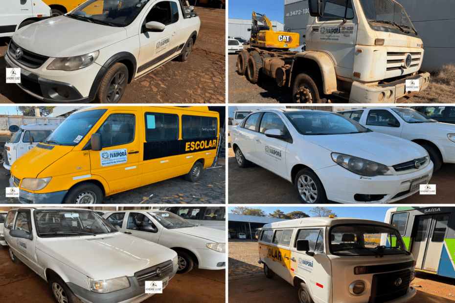 Oportunidade no Paraná Leilão de Prefeitura Traz Caminhão, Utilitários e Carros Populares