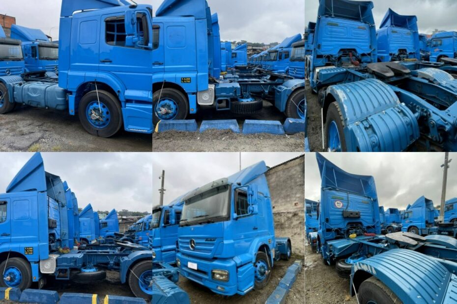 Renovação de Frota Leilão da Braspress Traz 10 Caminhões Mercedes-Benz Axor